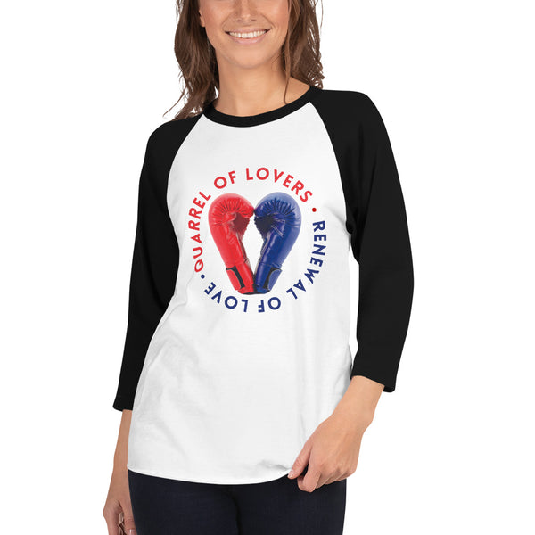 NONLE - Quarrel of lovers 3/4 sleeve raglan shirt